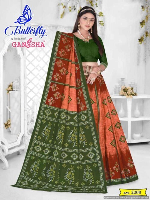 Ganesha butterfly vol 2 cotton sarees wholesale saree india 1 2024 05 02 19 10 11 | vastrmitr