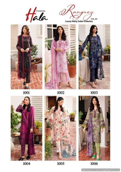 Heavy Cotton Digital Printed Karachi Dress material - Image 2