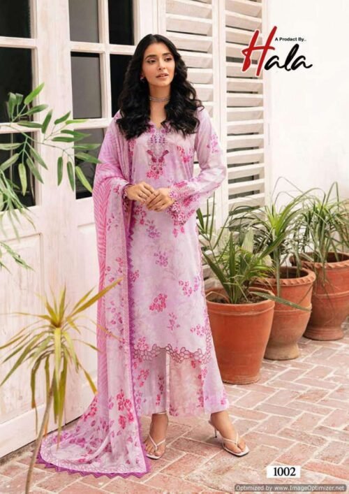 Heavy Cotton Digital Printed Karachi Dress material - Image 6