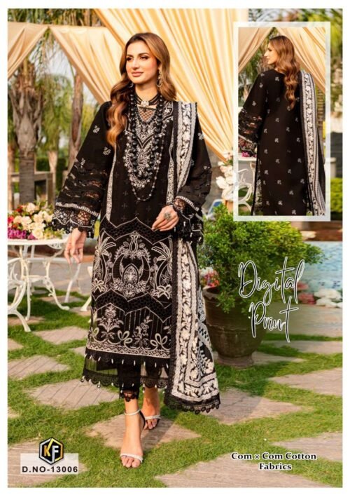 Heavy Cotton Print Designer Suits - Image 5