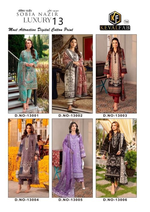 Heavy Cotton Print Designer Suits - Image 8