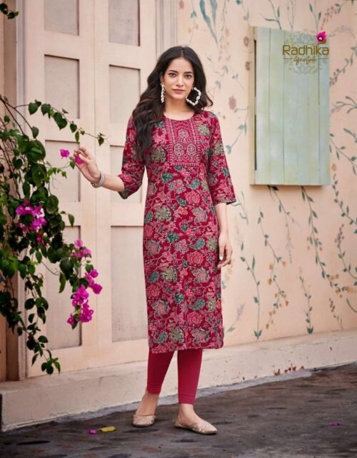 Radhika pahel vol 7 straight kurtis wholesale kurti india 4 2024 04 05 18 02 29 | vastrmitr