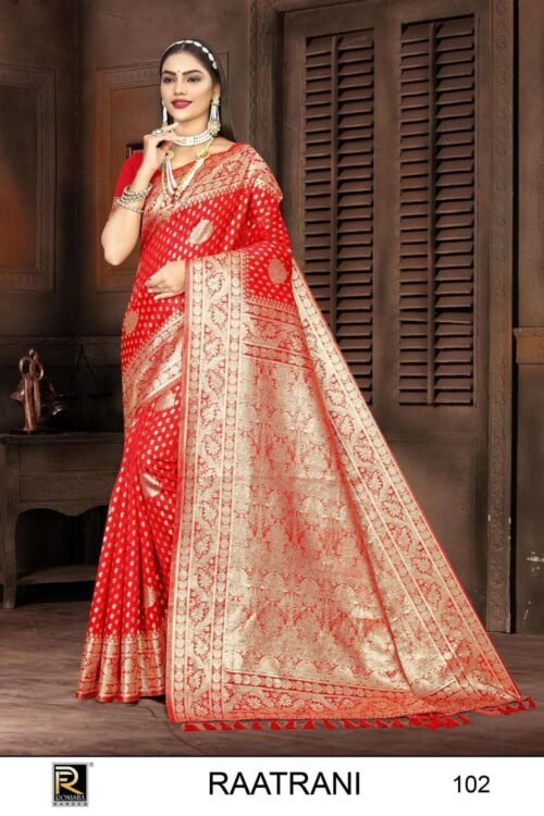 banarasi silk Saree - Image 3