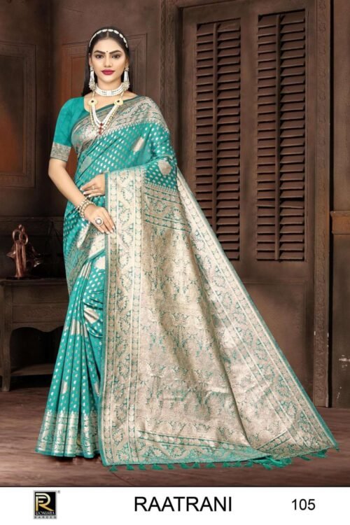 banarasi silk Saree - Image 5