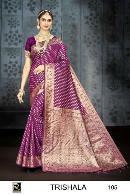 Ronisha trishala banarasi silk saree wholesaler of saree in india 5 2024 04 30 07 56 06 | vastrmitr