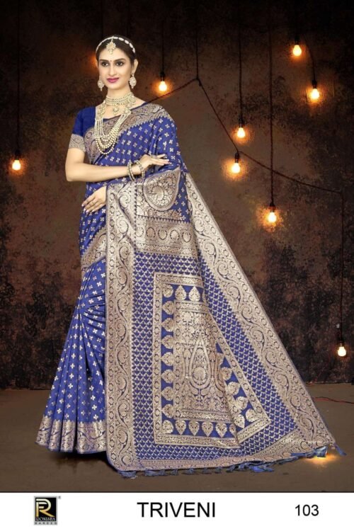 banarasi silk Saree - Image 4