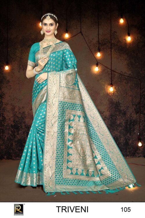 banarasi silk Saree - Image 5
