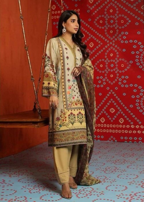 Luxury Cotton Karachi Dress Material