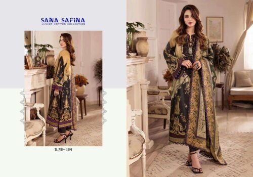 Luxury Cotton Karachi Dress Material - Image 3