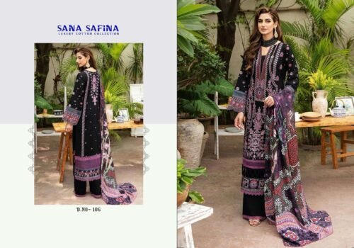 Luxury Cotton Karachi Dress Material - Image 7