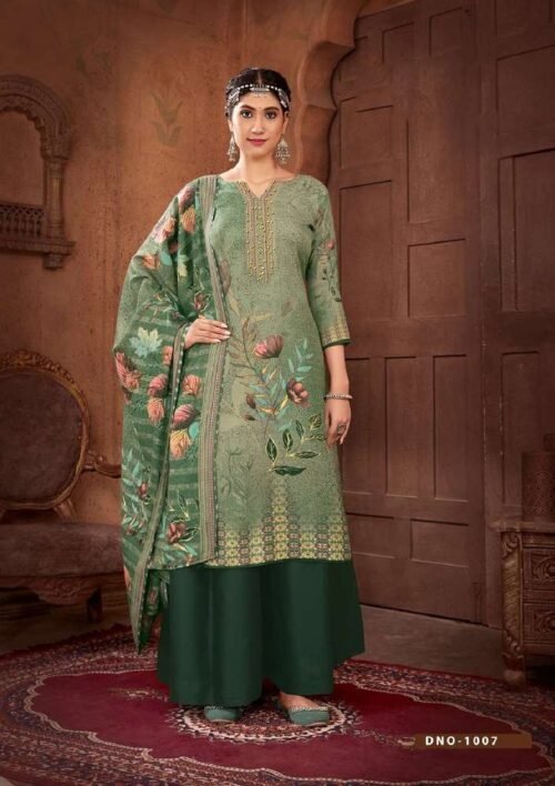 Gulmarg Pashmina Dress Material - Image 3