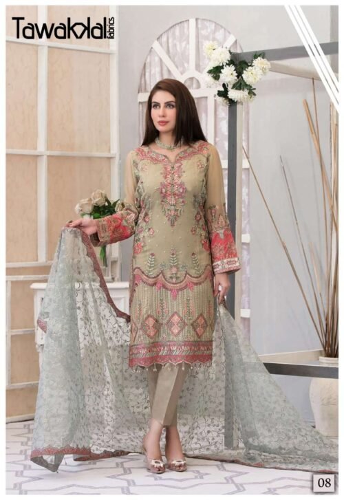 Designer Dress material , Karachi cotton Dress Material - Image 8