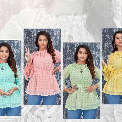 Trendy soft famcy style short top wholesaler in surat 5 2023 12 14 16 48 24 | vastrmitr