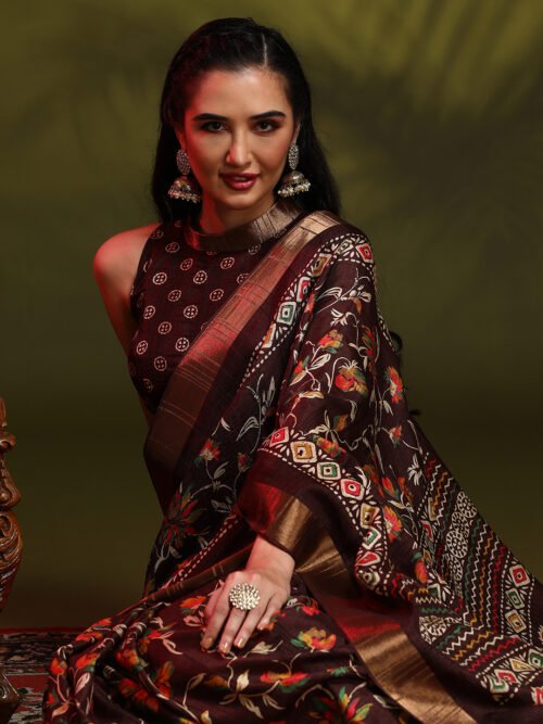 HANDLOOM SILK Saree - Image 2