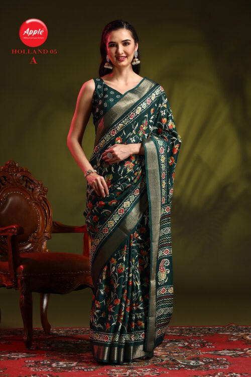 HANDLOOM SILK Saree - Image 5