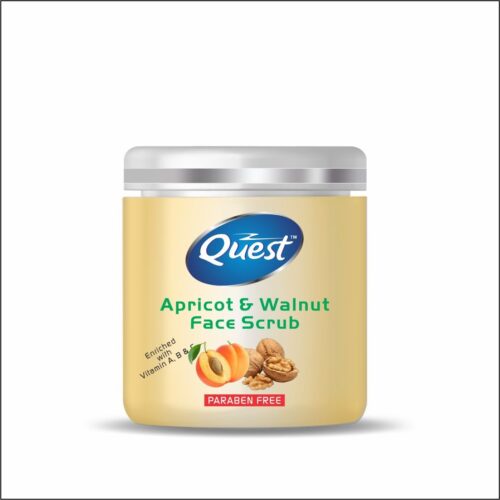 Quest apricot and walnut face scrub