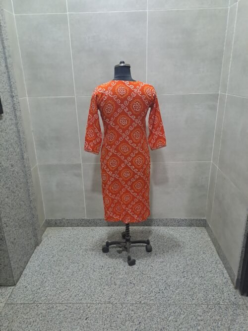 Rayon Bhandej Printed Kurti - Image 6