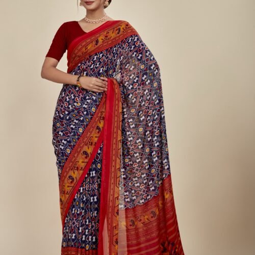 Georgette daily wear saree