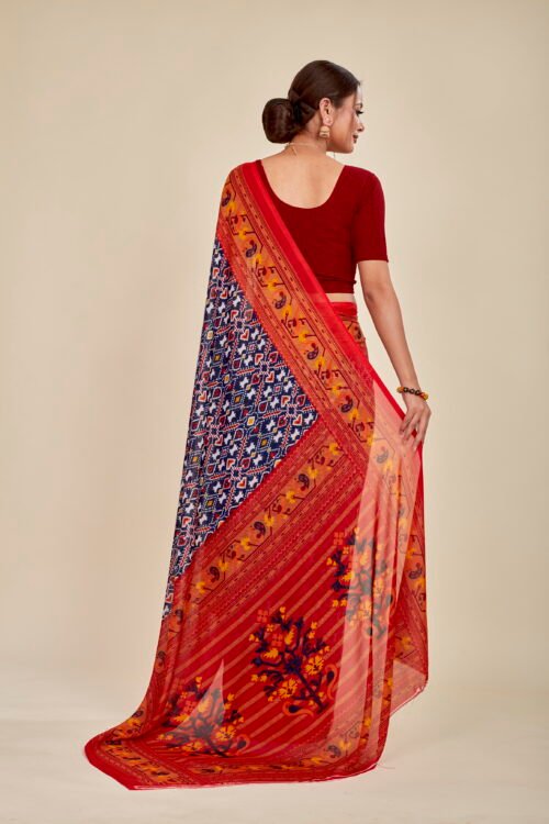 Georgette Daily Wear Saree - Image 3