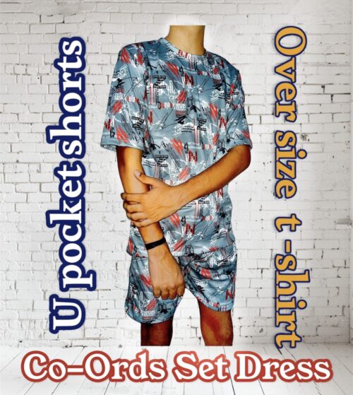 Imported Printed Mens Co Ords Set Dress