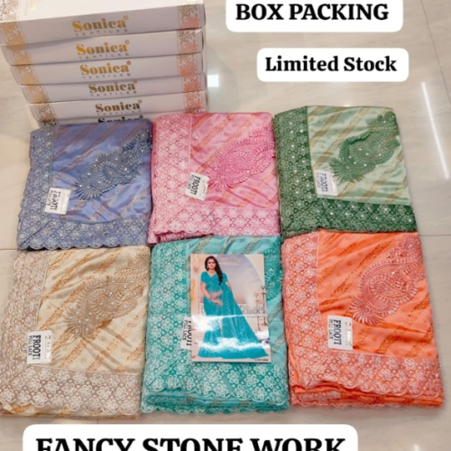 Fancy Stone Work Saree