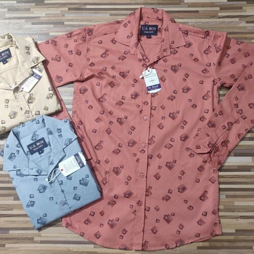 Us boy cotton shirts