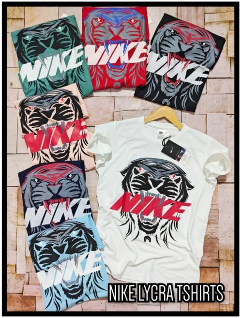 Nike Lycra T-Shirts Animal Print