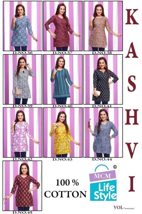 Mcm Kashvi Vol-3 – Short Tops - Image 2