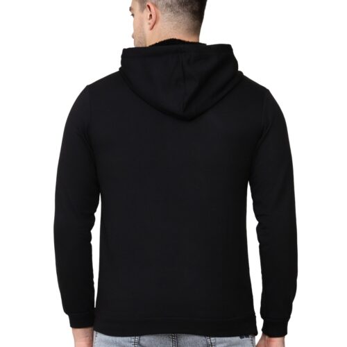 Men's black hoodie