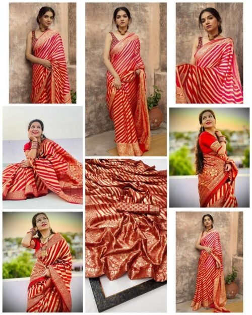 Soft Lichi Silk Saree