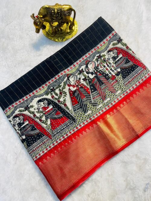 Dola Silk Saree - Image 6