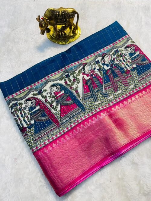 Dola Silk Saree - Image 9