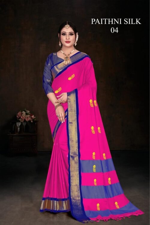 Cotton Silk Saree - Image 22