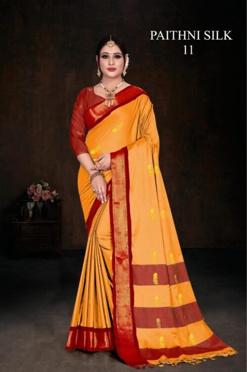 Cotton Silk Saree - Image 20