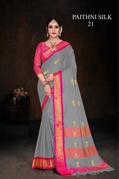 Cotton Silk Saree - Image 18