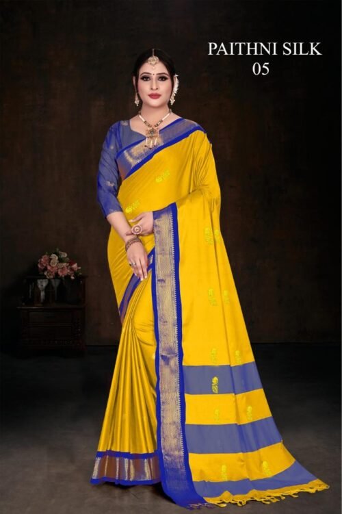 Cotton Silk Saree - Image 3