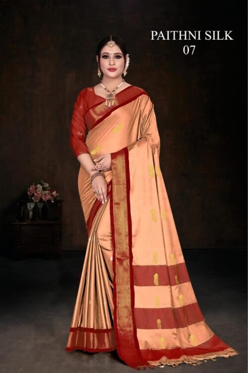 Cotton silk saree