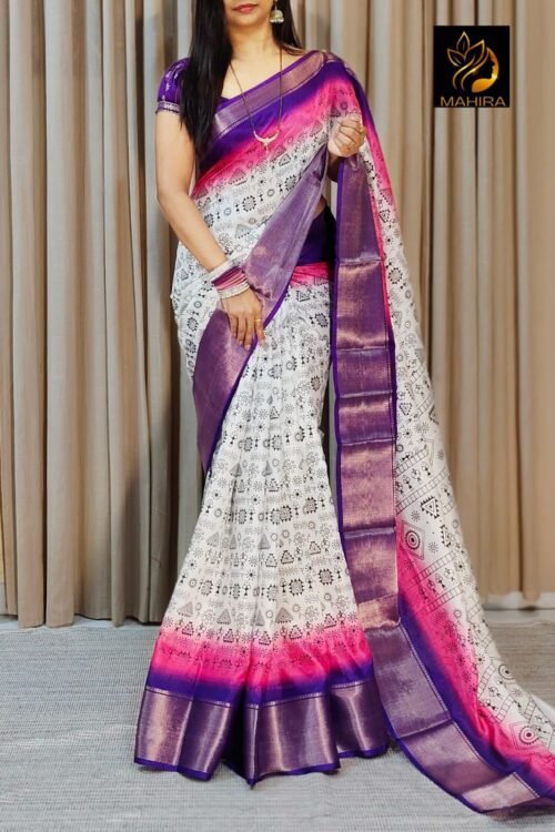 Dola silk saree