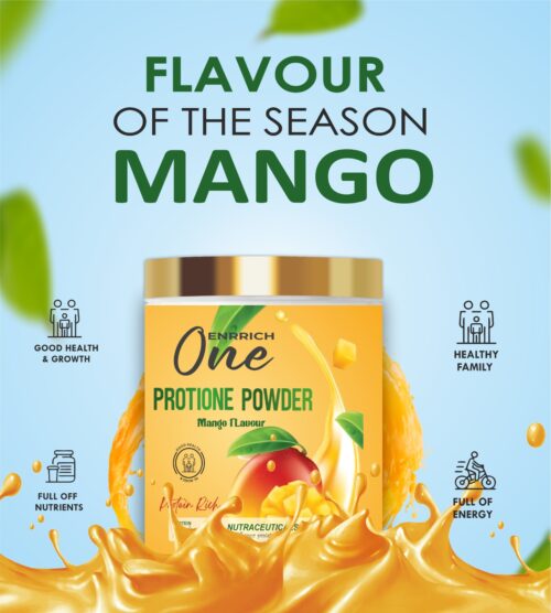 ENRICH ONE PROTIONE POWDER MANGO FLAVOUR (200gm)