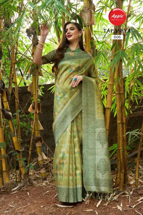 silk saree - Image 4