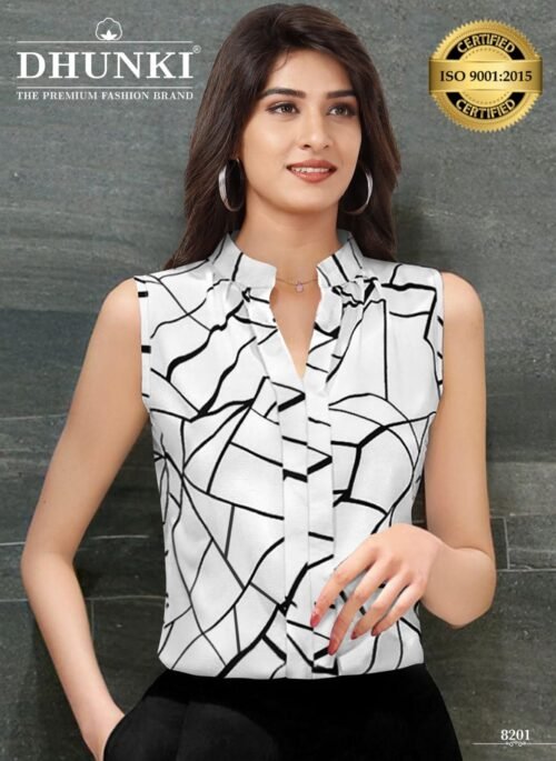 attractive print designer top - Image 2