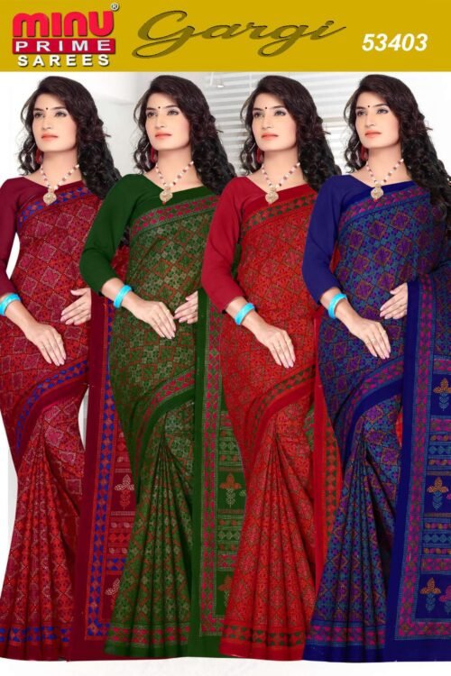 Premium malai Cotton Printed saree - Image 17