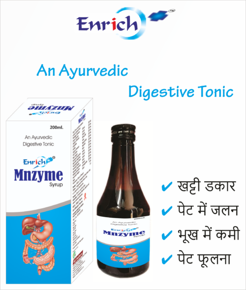 ENRICH PLUS MNZYME SYRUP AN AYURVEDIC DIGESTIVE TONIC (PACK OF 1)