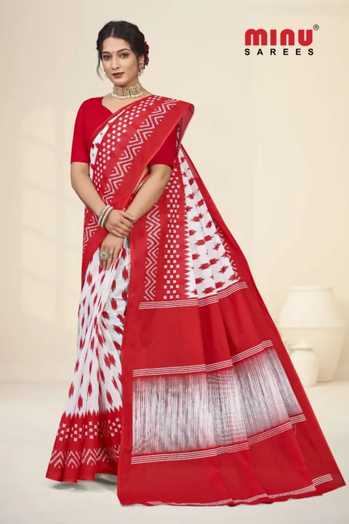 Cotton Printed Saree-Saptapar (10 pcs catalogue)