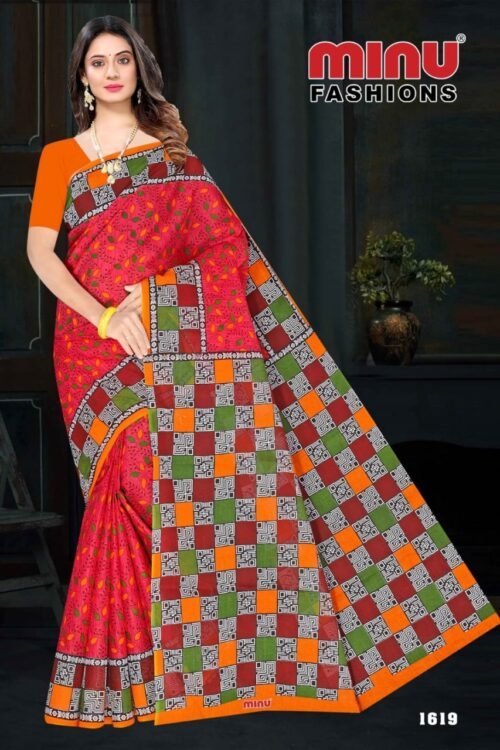 Minu cotton Malaika saree - Image 5