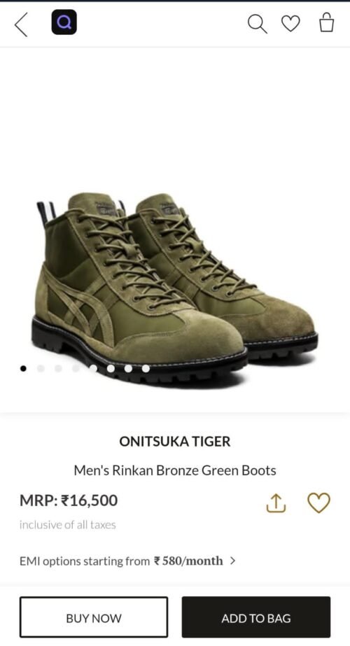 Original Onitsuka tiger men boots - Image 4