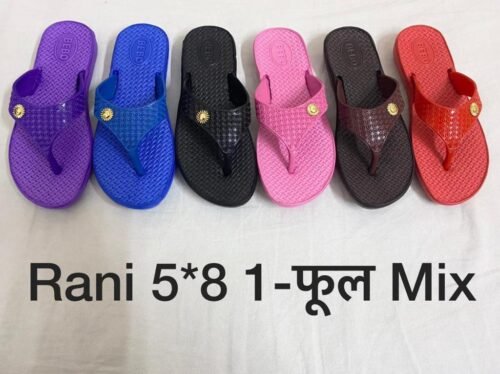 Ledis Eva chappal fresh loose Peking mix colour - Image 8