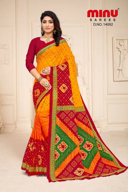 Printed Saree-Subh Mangal(10 pcs catalogue) - Image 3