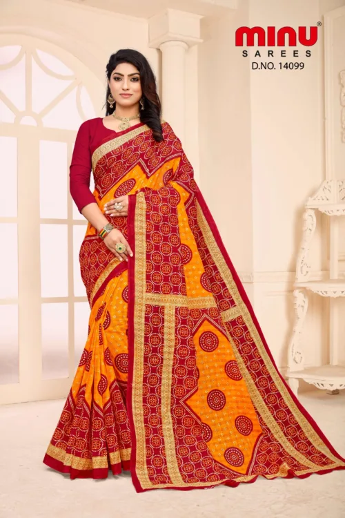 Printed Saree-Subh Mangal(10 pcs catalogue) - Image 10