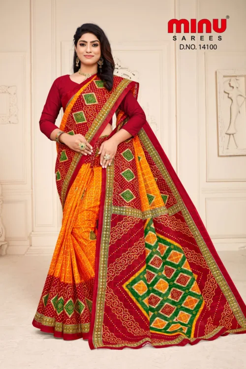 Printed Saree-Subh Mangal(10 pcs catalogue) - Image 11